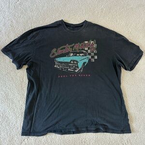 Brandy Melville Graphic Black Tee